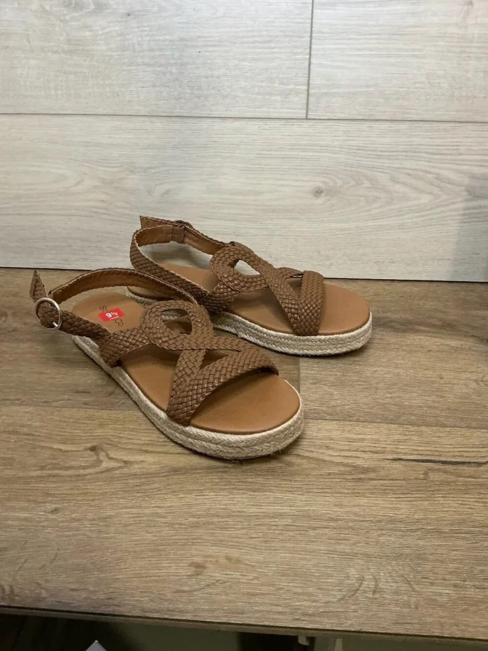 Style & Co Rheaaf Acorn Brown Sandals 9.5 M NWT - Picture 6 of 11